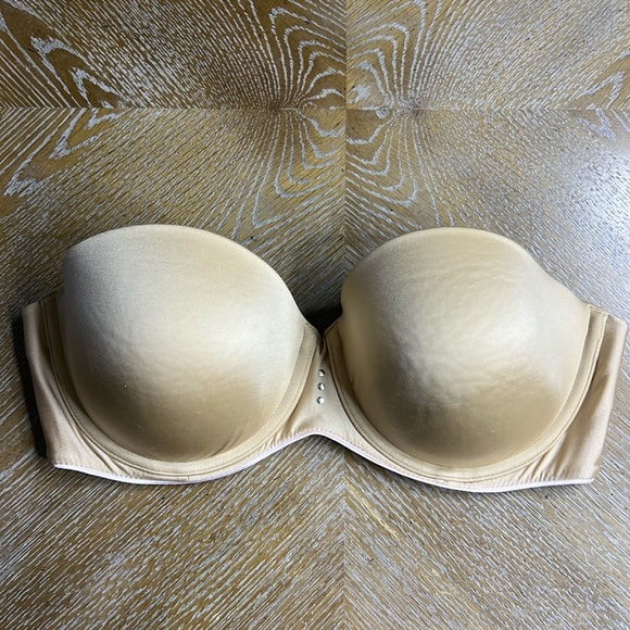 SWEET NOTHINGS (MAIDENFORM) Nude Strapless Bra 36D - Picture 1 of 8